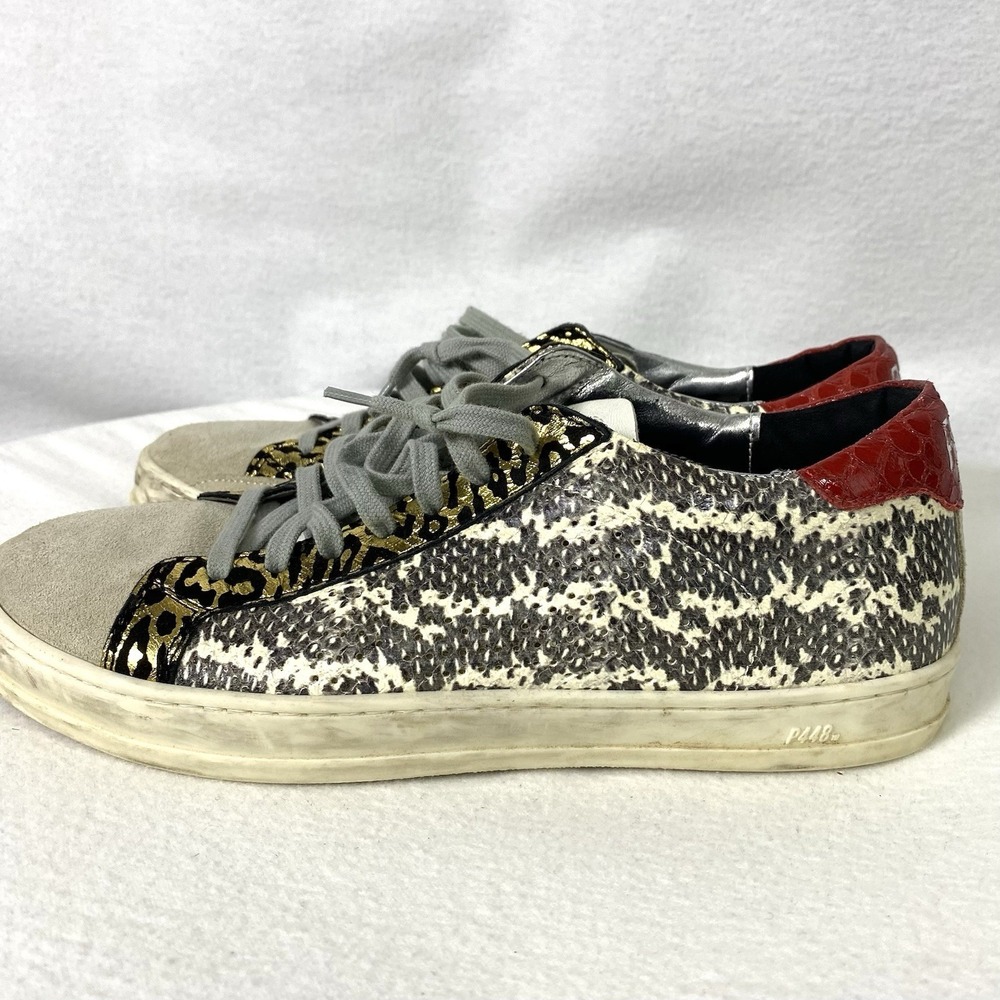 P448 John Snake Womens EU 38 US 7.5 Surf Shoes Low Top Beach Skate Cali Sneakers - Picture 2 of 7